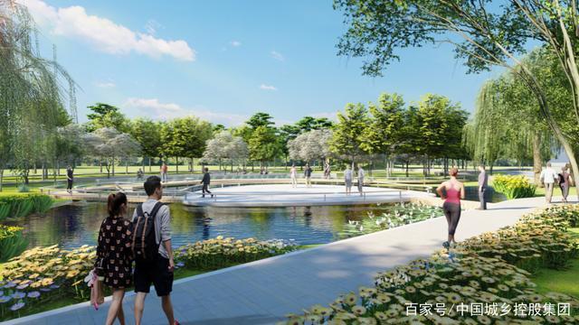 一举拿下江苏省昆山市的滨江公园景观提升改造工程设计,环城滨江绿道